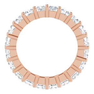 10K Rose Gold 3 1/4 CTW Natural Diamond Eternity Band Size 5.5