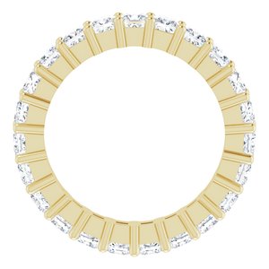 10K Yellow Gold 2 1/6 CTW Lab-Grown Diamond Eternity Band Size 4.75