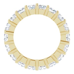 10K Yellow Gold 3 5/8 CTW Lab-Grown Diamond Eternity Band Size 5