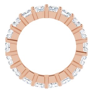 10K Rose Gold 3 5/8 CTW Lab-Grown Diamond Eternity Band Size 5