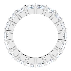 10K White Gold 4 1/2 CTW Natural Diamond Eternity Band Size 5.5