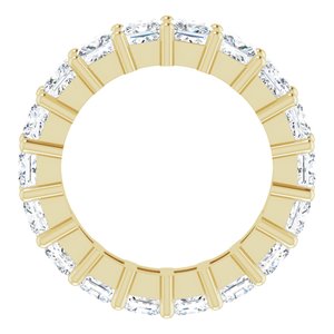 10K Yellow Gold 4 1/2 CTW Natural Diamond Eternity Band Size 5.5