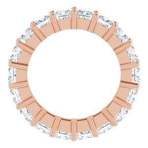 10K Rose Gold 4 1/2 CTW Lab-Grown Diamond Eternity Band Size 5.5