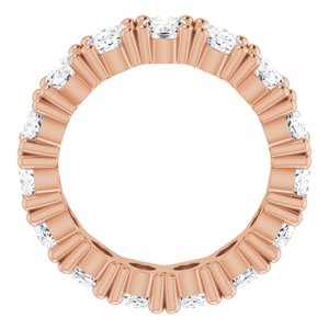 14K Rose Gold 5 1/2 CTW Natural Diamond Eternity Band Size 5.75