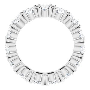 14K White Gold 6 CTW Lab-Grown Diamond Eternity Band Size 5.75