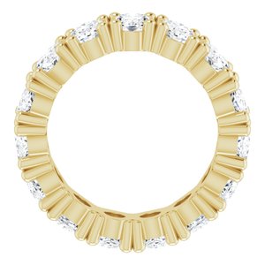 14K Yellow Gold 6 CTW Lab-Grown Diamond Eternity Band Size 5.75