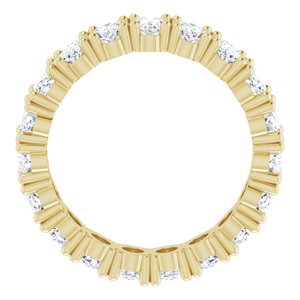 14K Yellow Gold 4 3/4 CTW Natural Diamond Eternity Band Size 5.75