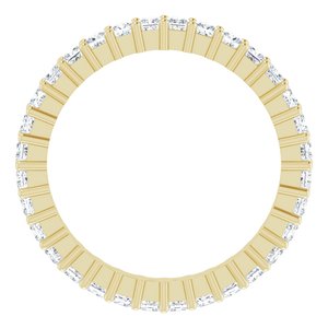 10K Yellow Gold 1 1/8 CTW Lab-Grown Diamond Eternity Band Size 5.75