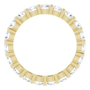 10K Yellow Gold 1 3/4 CTW Lab-Grown Diamond Eternity Band Size 5.75