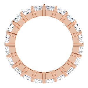 10K Rose Gold 3 1/4 CTW Lab-Grown Diamond Eternity Band Size 5.75