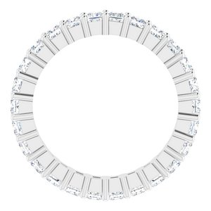 10K White Gold 1 7/8 CTW Lab-Grown Diamond Eternity Band Size 5.75