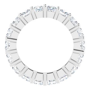 10K White Gold 4 1/2 CTW Natural Diamond Eternity Band Size 5.75
