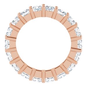10K Rose Gold 4 1/2 CTW Natural Diamond Eternity Band Size 5.75