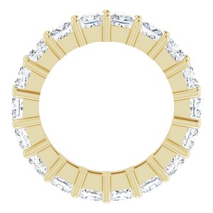 10K Yellow Gold 4 1/2 CTW Lab-Grown Diamond Eternity Band Size 5.75
