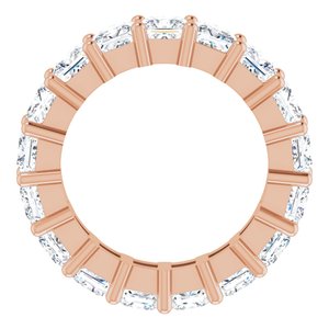 10K Rose Gold 4 3/4 CTW Natural Diamond Eternity Band Size 5.75