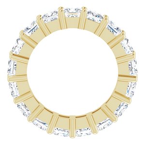 10K Yellow Gold 4 3/4 CTW Natural Diamond Eternity Band Size 5.75