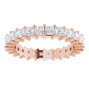 10K Rose Gold 1 7/8 CTW Natural Diamond Eternity Band Size 5.75