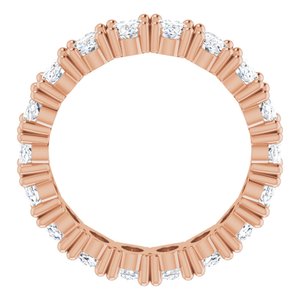 10K Rose Gold 4 5/8 CTW Natural Diamond Eternity Band Size 5