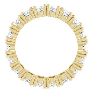 10K Yellow Gold 4 5/8 CTW Natural Diamond Eternity Band Size 5