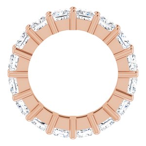 14K Rose Gold 4 1/2 CTW Lab-Grown Diamond Eternity Band Size 5