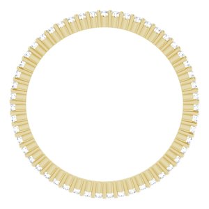 10K Yellow Gold 1/5 CTW Lab-Grown Diamond Eternity Band Size 6