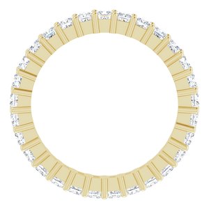 10K Yellow Gold 1 1/3 CTW Lab-Grown Diamond Eternity Band Size 5.75