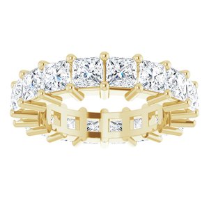 10K Yellow Gold 4 1/2 CTW Lab-Grown Diamond Eternity Band Size 5.75
