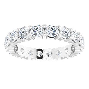 14K White Gold 2 1/6 CTW Lab-Grown Diamond Eternity Band Size 6