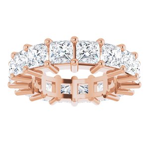 10K Rose Gold 4 1/2 CTW Natural Diamond Eternity Band Size 5