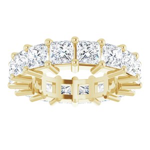 14K Yellow Gold 4 1/2 CTW Lab-Grown Diamond Eternity Band Size 5