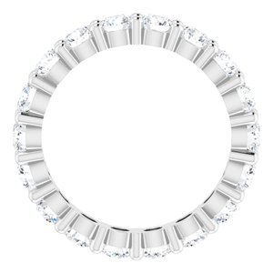10K White Gold 2 1/6 CTW Lab-Grown Diamond Eternity Band Size 6