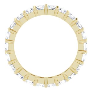 14K Yellow Gold 2 1/5 CTW Lab-Grown Diamond Eternity Band Size 6
