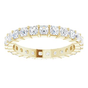 14K Yellow Gold 1 7/8 CTW Lab-Grown Diamond Eternity Band Size 6