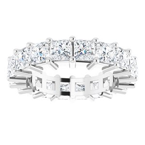 10K White Gold 4 1/2 CTW Lab-Grown Diamond Eternity Band Size 6