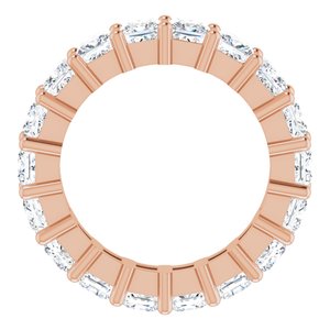 10K Rose Gold 3 5/8 CTW Lab-Grown Diamond Eternity Band Size 4.75