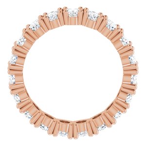 14K Rose Gold 4 3/4 CTW Natural Diamond Eternity Band Size 6