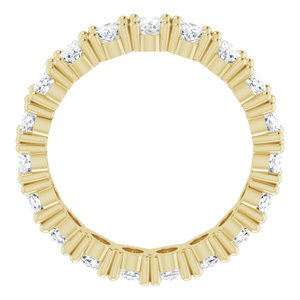 14K Yellow Gold 4 3/4 CTW Natural Diamond Eternity Band Size 6