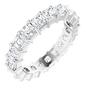 Platinum 3 1/5 CTW Lab-Grown Diamond Eternity Band Size 6