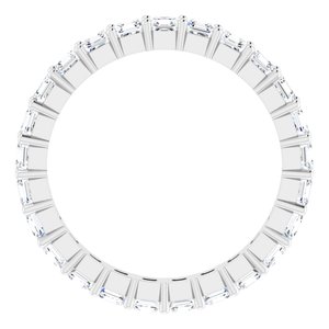Platinum 1 7/8 CTW Lab-Grown Diamond Eternity Band Size 6