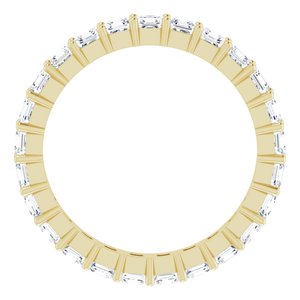 14K Yellow Gold 1 7/8 CTW Lab-Grown Diamond Eternity Band Size 6