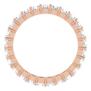 14K Rose Gold 1 7/8 CTW Lab-Grown Diamond Eternity Band Size 6