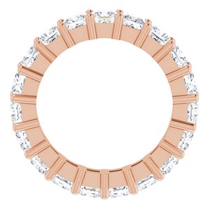 10K Rose Gold 3 3/4 CTW Lab-Grown Diamond Eternity Band Size 6