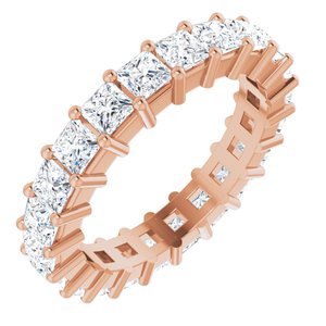 10K Rose Gold 2 3/8 CTW Natural Diamond Eternity Band Size 6