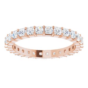 14K Rose Gold 1 3/8 CTW Lab-Grown Diamond Eternity Band Size 6
