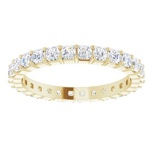 14K Yellow Gold 1 3/8 CTW Lab-Grown Diamond Eternity Band Size 6