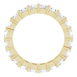 14K Yellow Gold 3 1/5 CTW Lab-Grown Diamond Eternity Band Size 6
