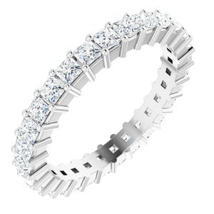 Platinum 1 1/3 CTW Lab-Grown Diamond Eternity Band Size 6