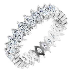 Platinum 2 1/3 CTW Lab-Grown Diamond Eternity Band Size 6