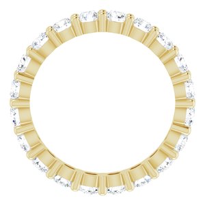 10K Yellow Gold 1 3/4 CTW Lab-Grown Diamond Eternity Band Size 6.5