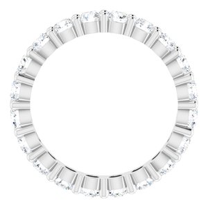 10K White Gold 1 3/4 CTW Lab-Grown Diamond Eternity Band Size 6.5